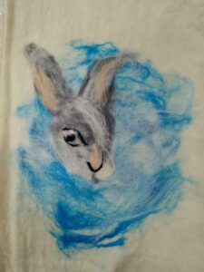 felt rabbit